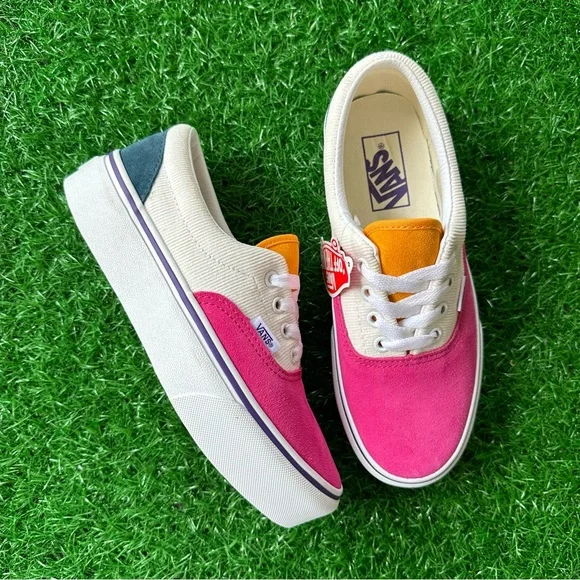 🍀New Vans Era Platform Mini Cord Multi - Picture 7 of 8